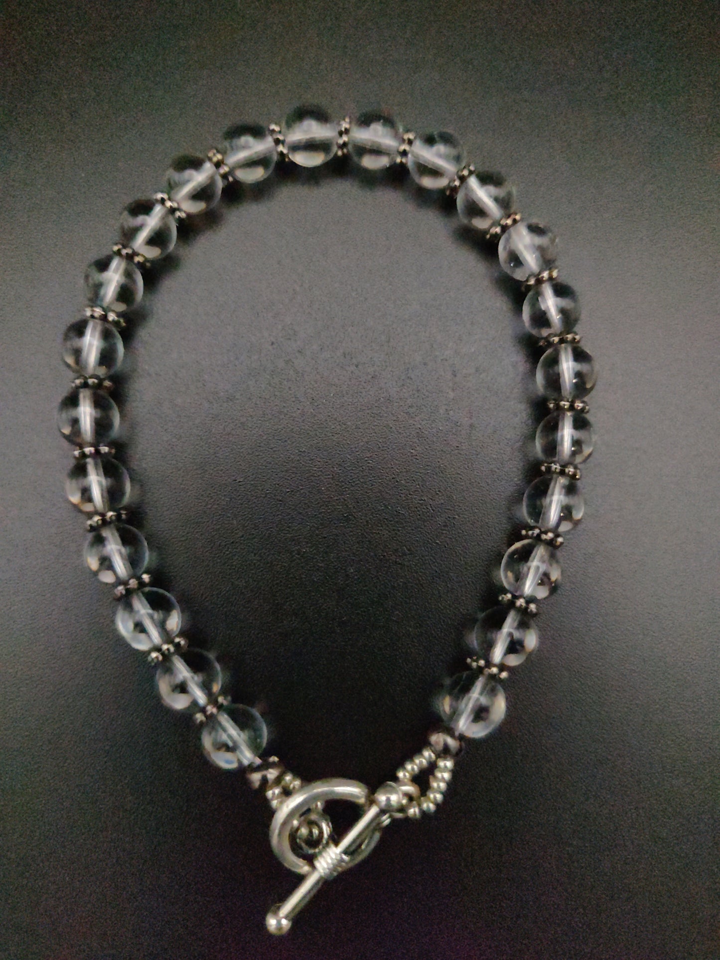 Clear Quartz Beaded Bracelet
