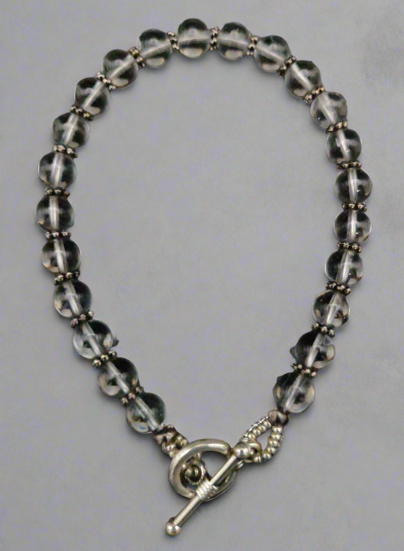 Clear Quartz Beaded Bracelet