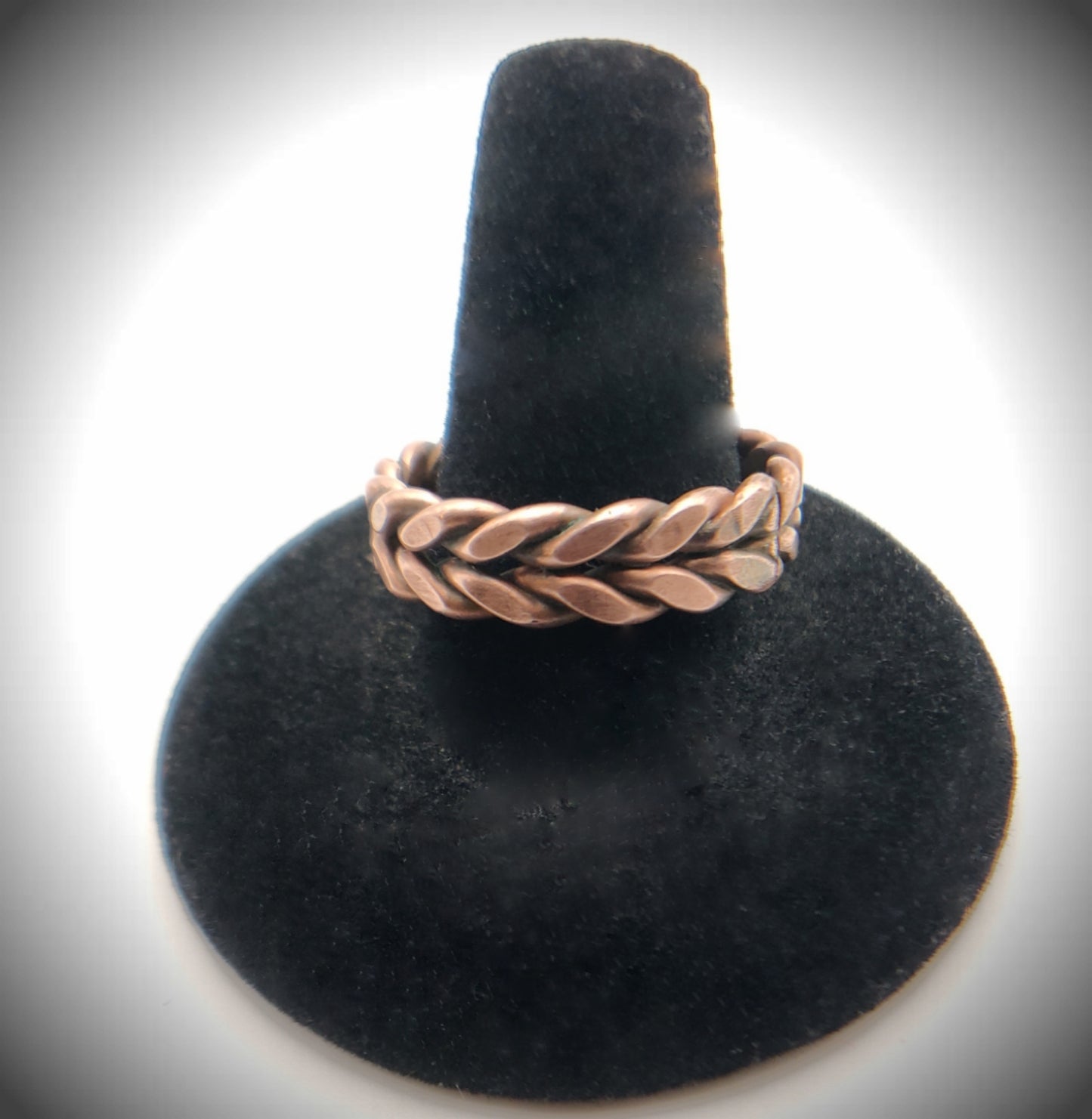 Copper Braided Ring Band (Unisex)