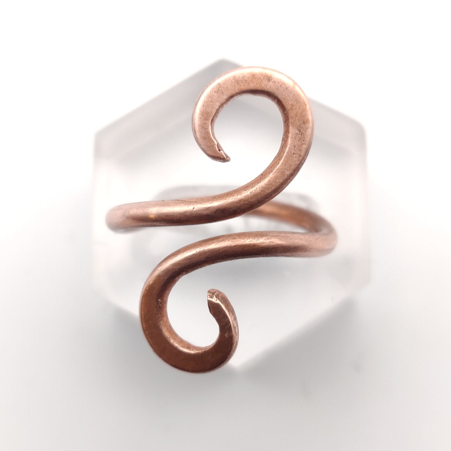 Copper Swirl Ring