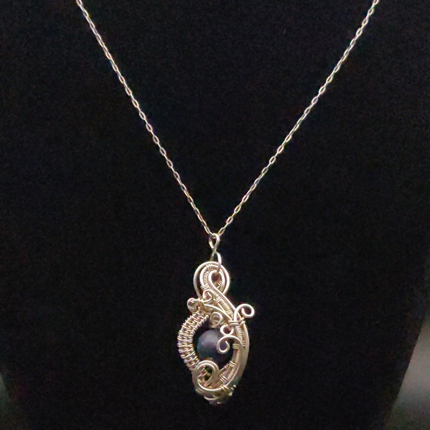 Sterling Silver Lapis Lazuli Pendant