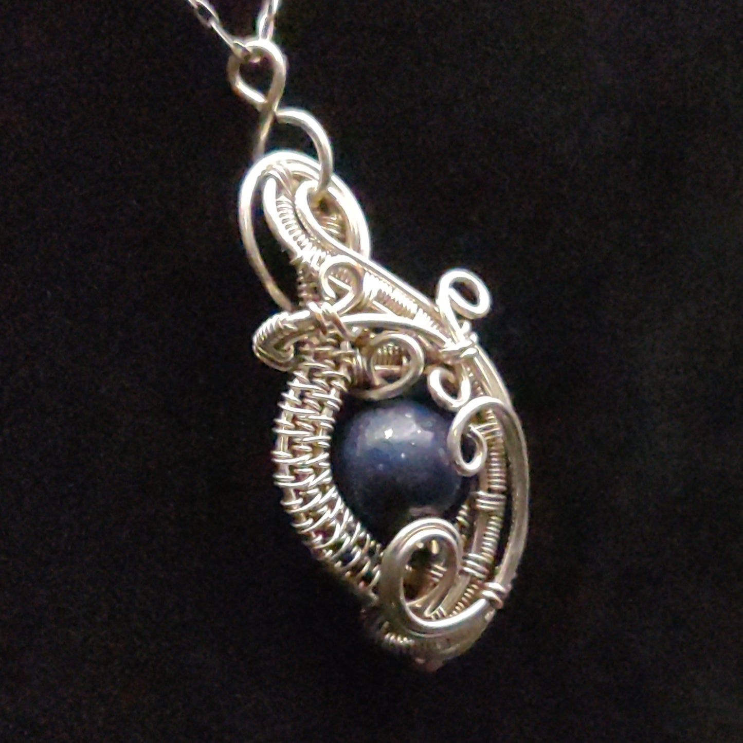 Sterling Silver Lapis Lazuli Pendant