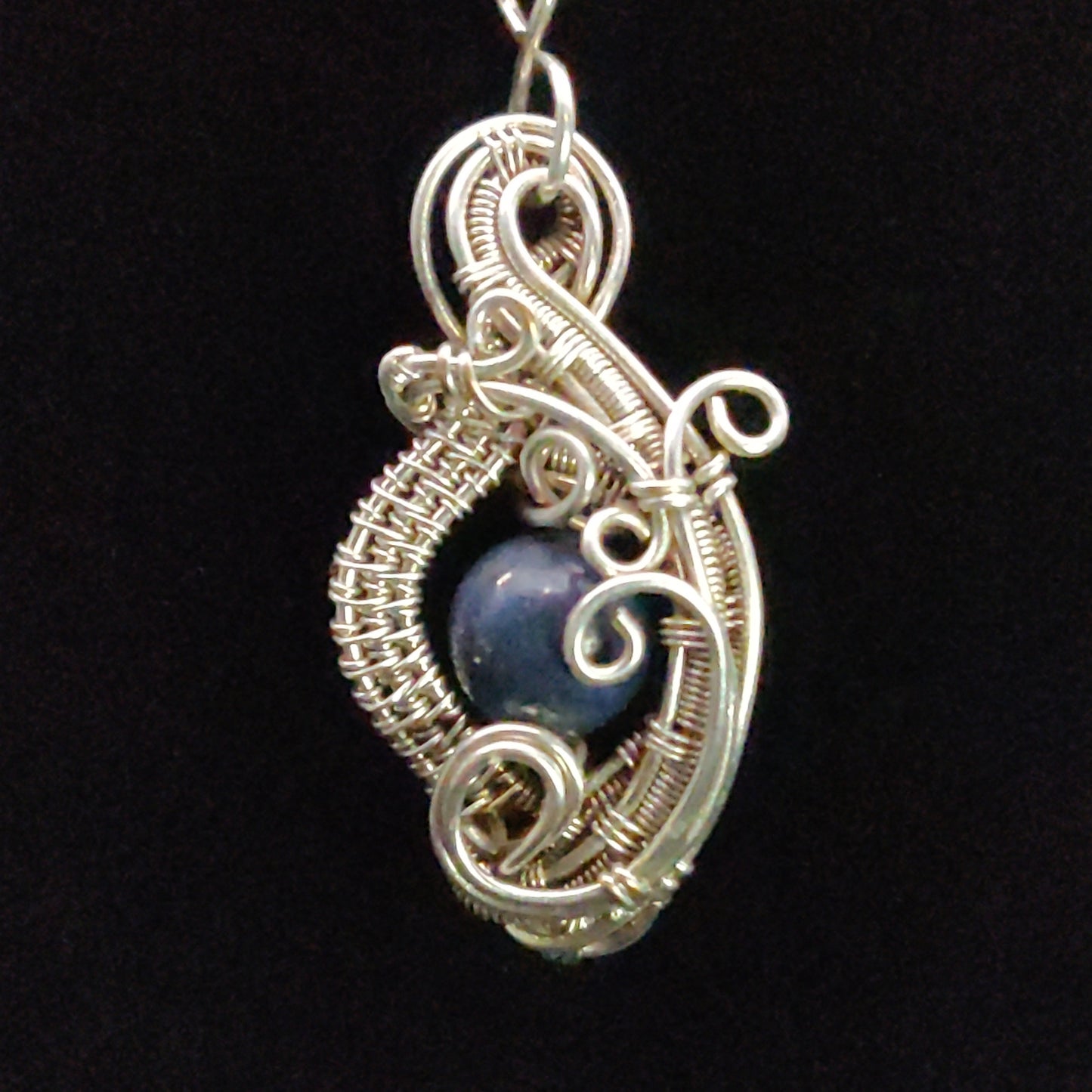 Sterling Silver Lapis Lazuli Pendant