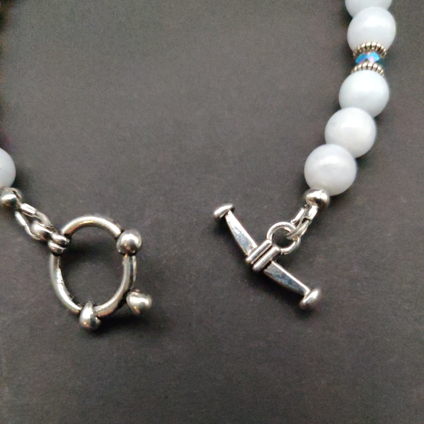 Aquamarine Beaded Bracelet