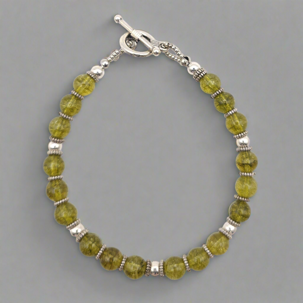 Peridot Beaded Bracelet