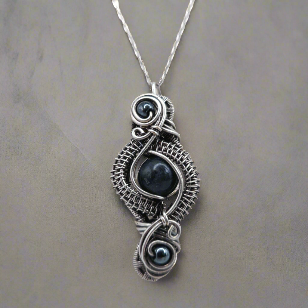 Sterling Silver Labradorite Pendant Necklace