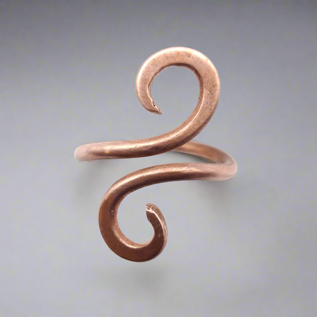 Copper Swirl Ring
