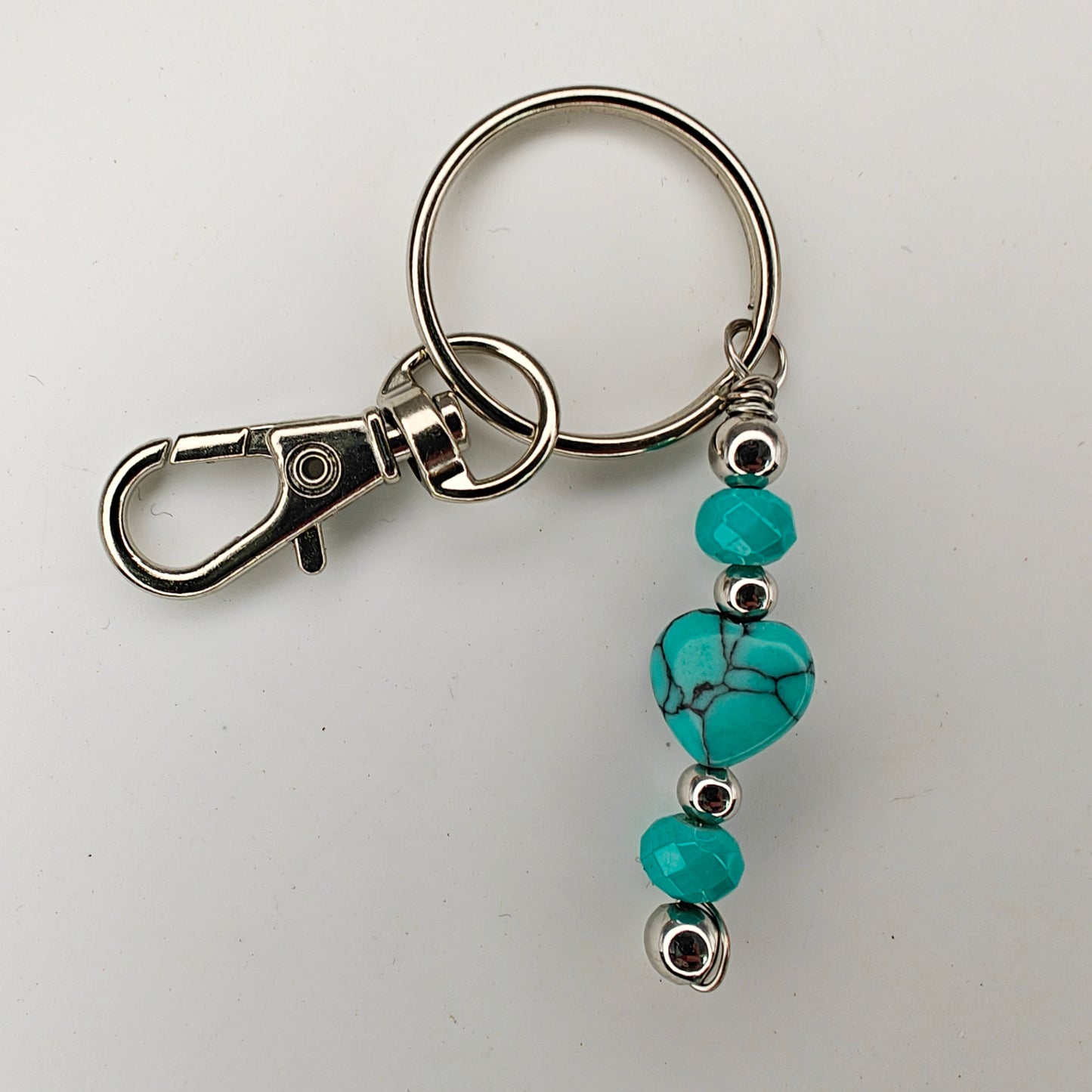 Semi-precious Beaded Keychain (Unisex)