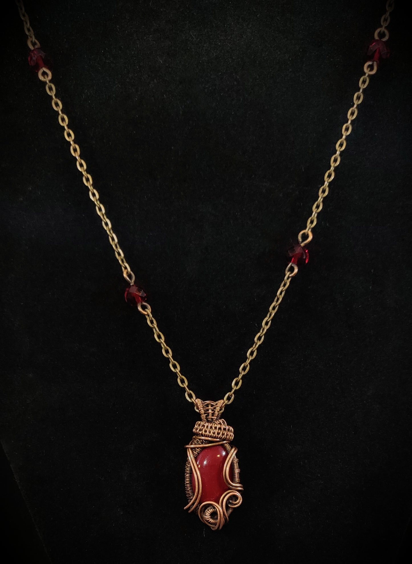Burgandy Jasper Necklace
