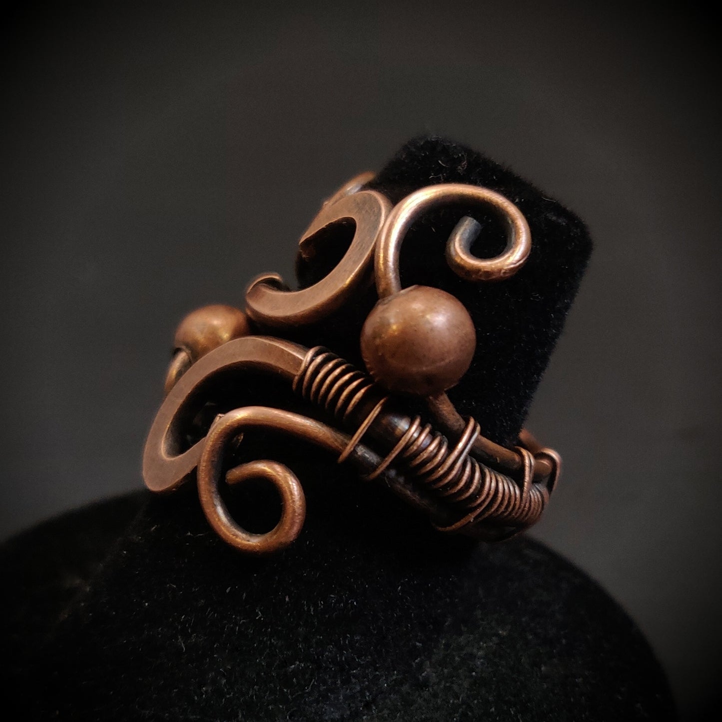 Unique Adjustable Copper Ring