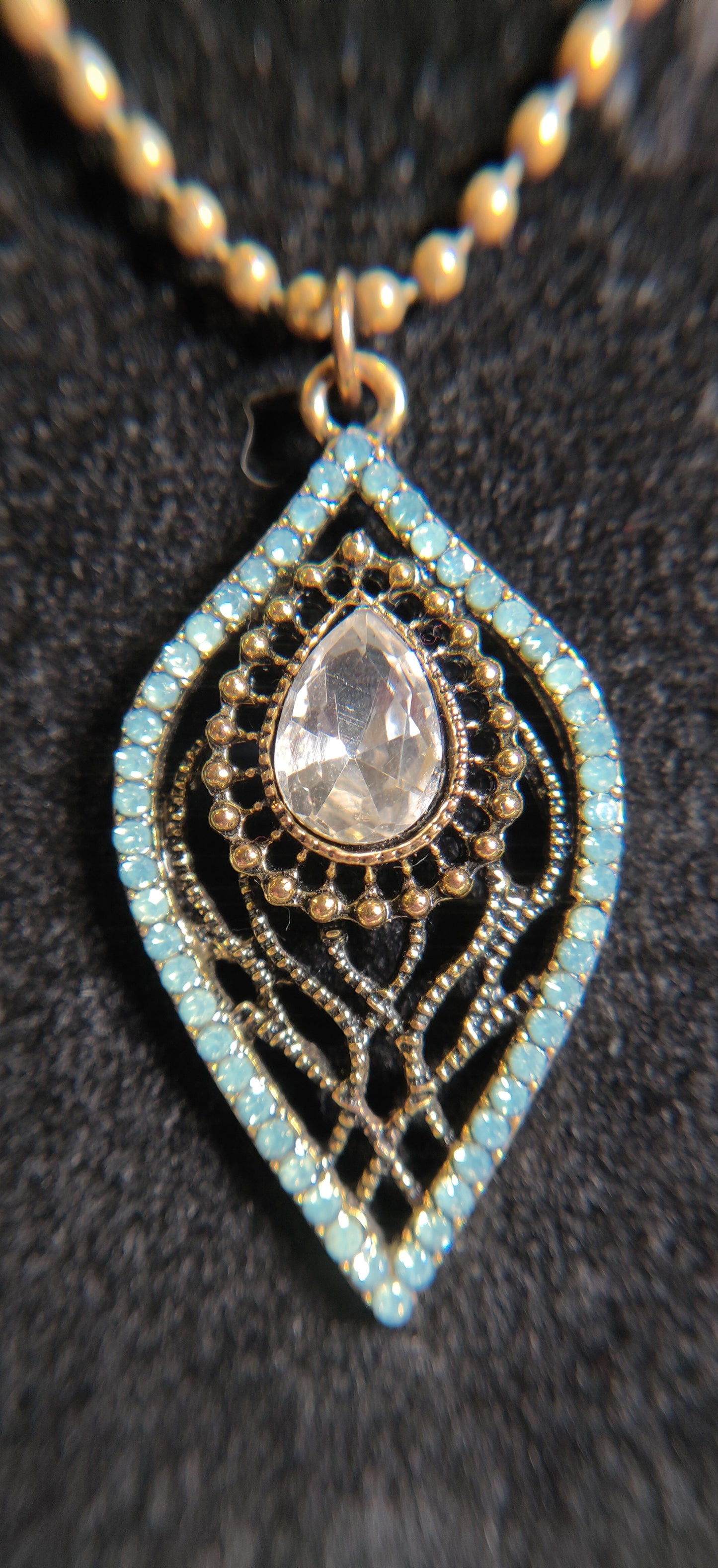 Vintage Art Deco Pendant Necklace