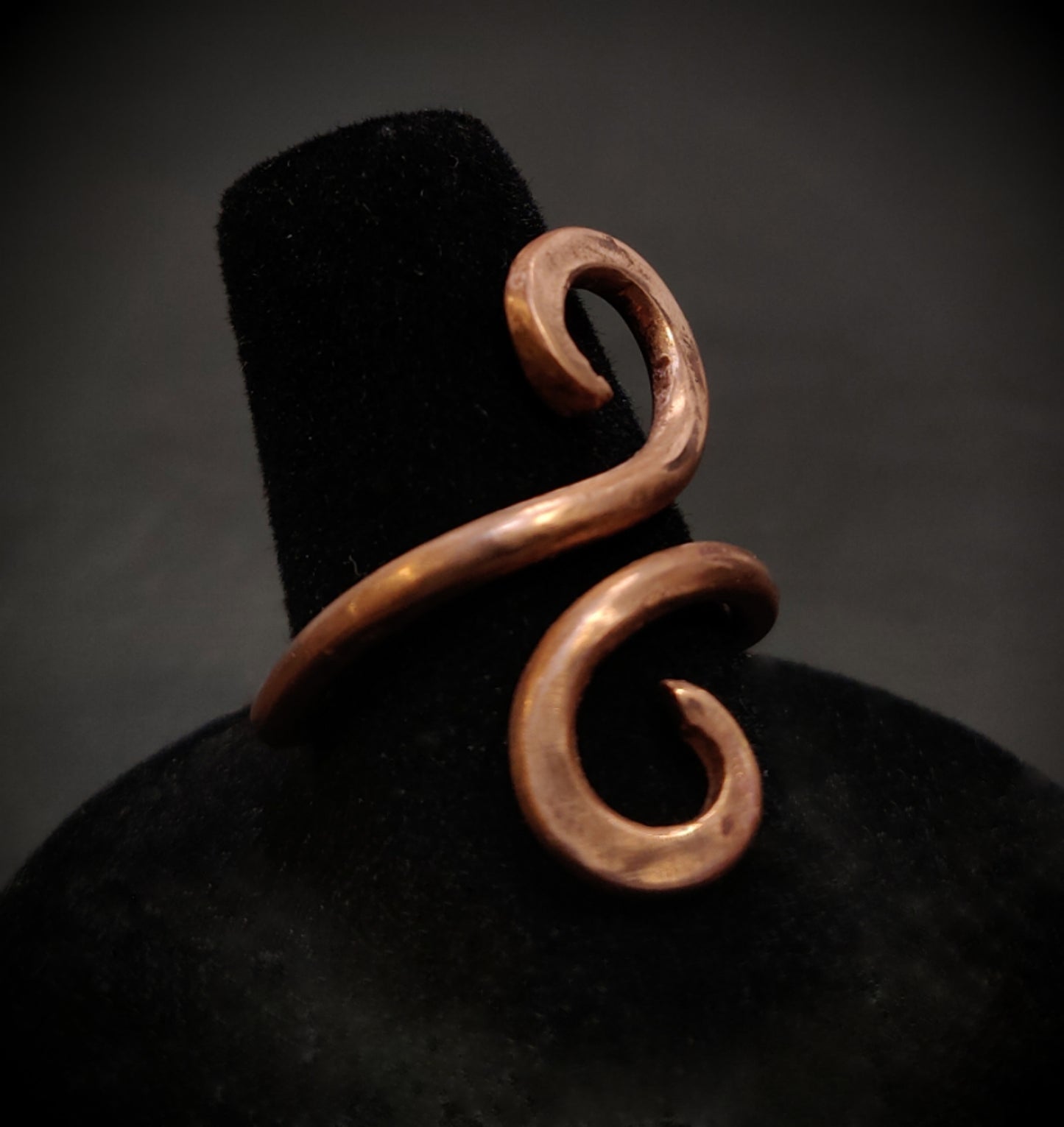 Copper Swirl Ring