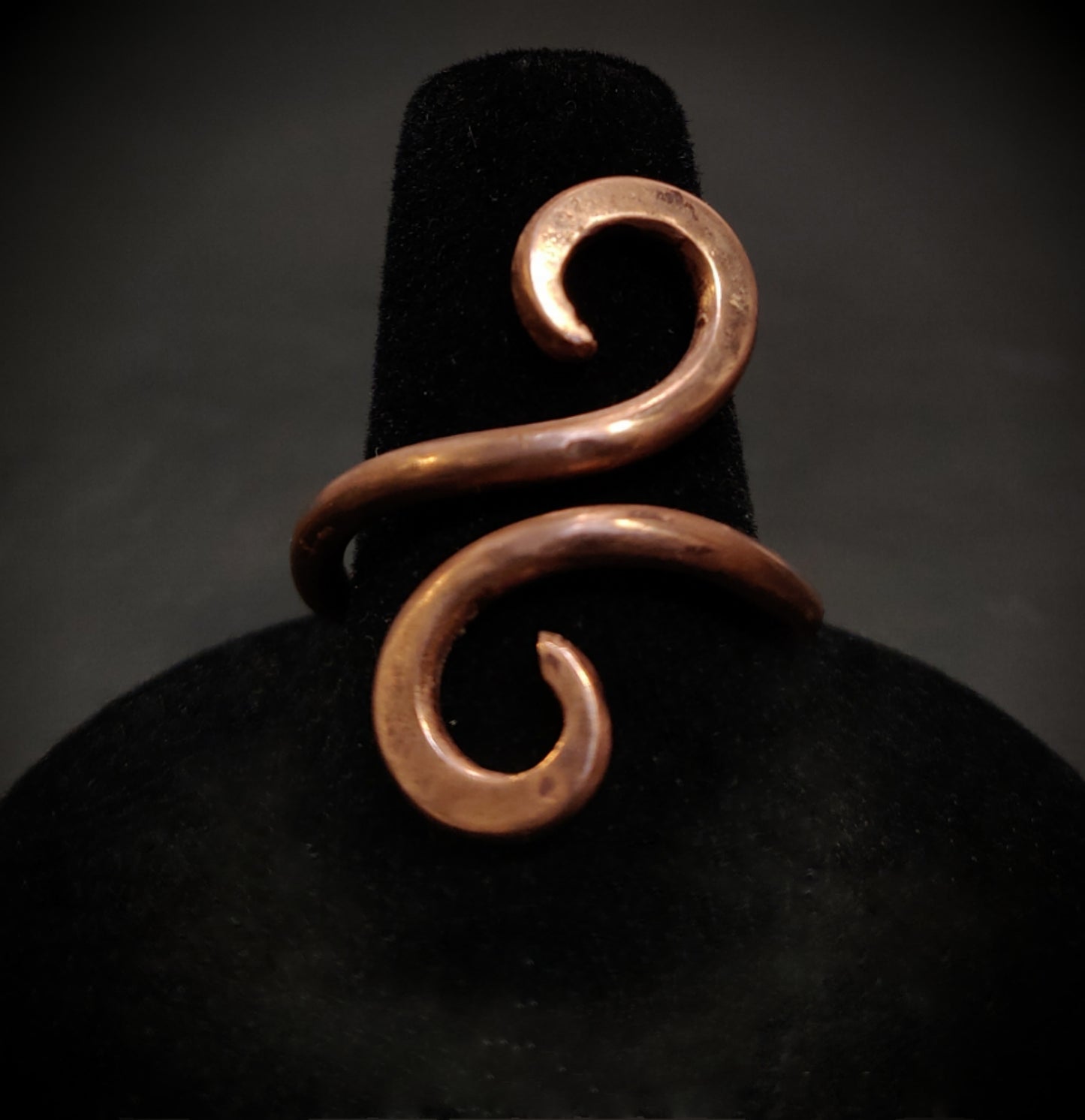 Copper Swirl Ring