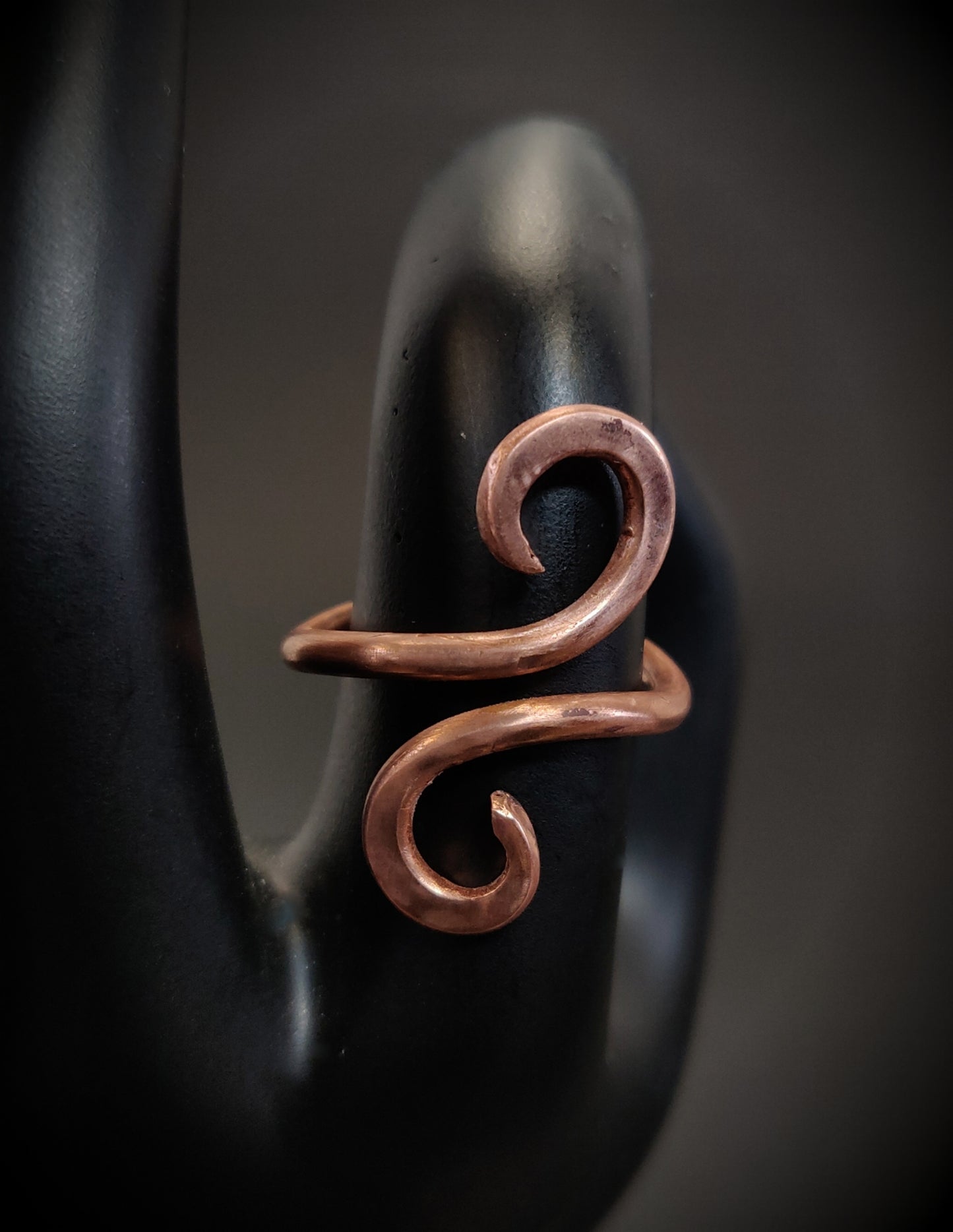Copper Swirl Ring