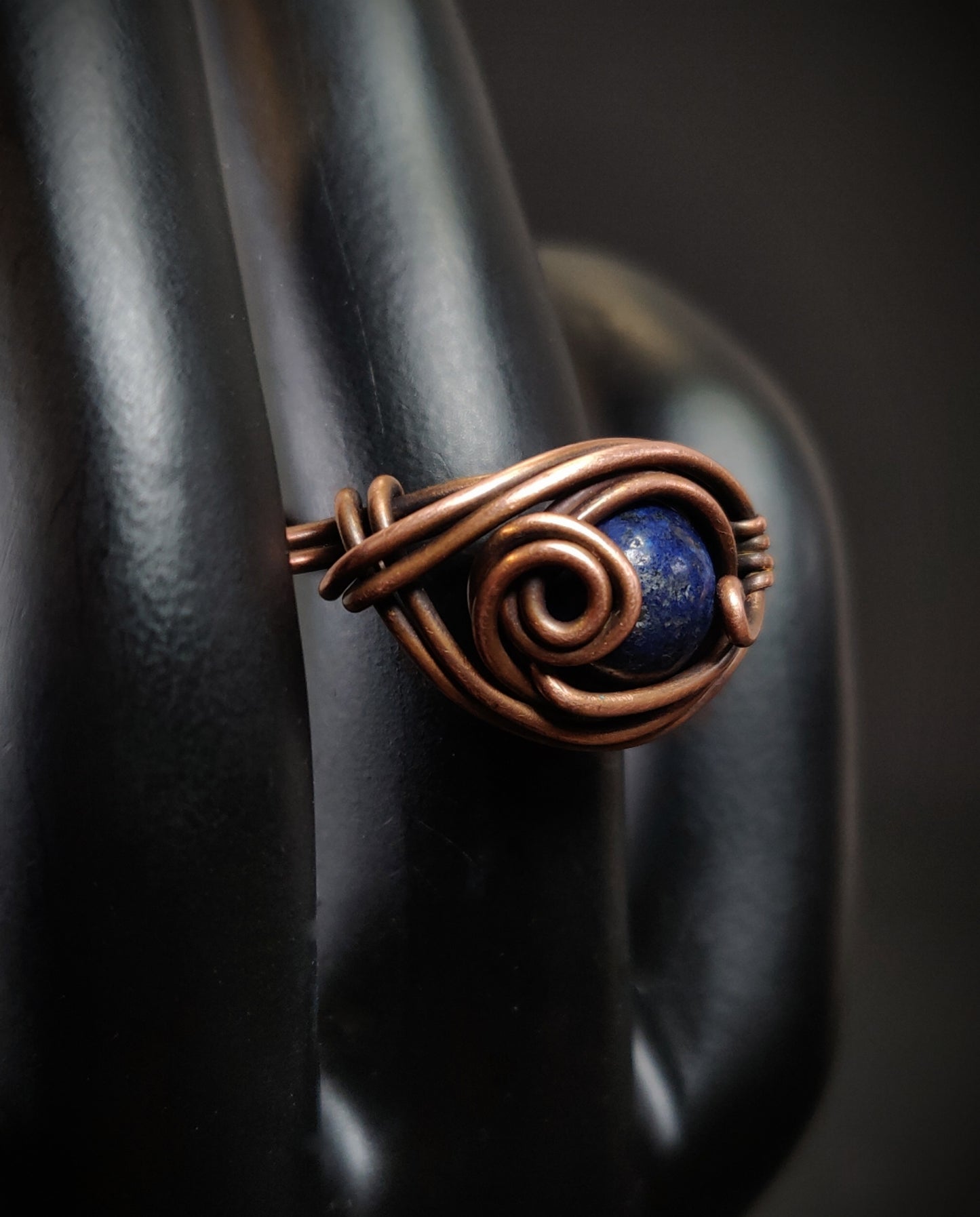 Lapis Lazuli & Copper Ring