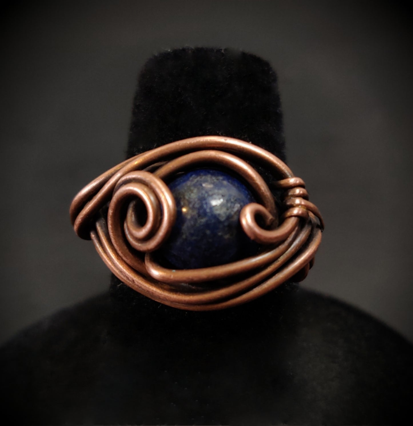 Lapis Lazuli & Copper Ring
