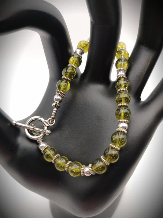 Peridot Beaded Bracelet