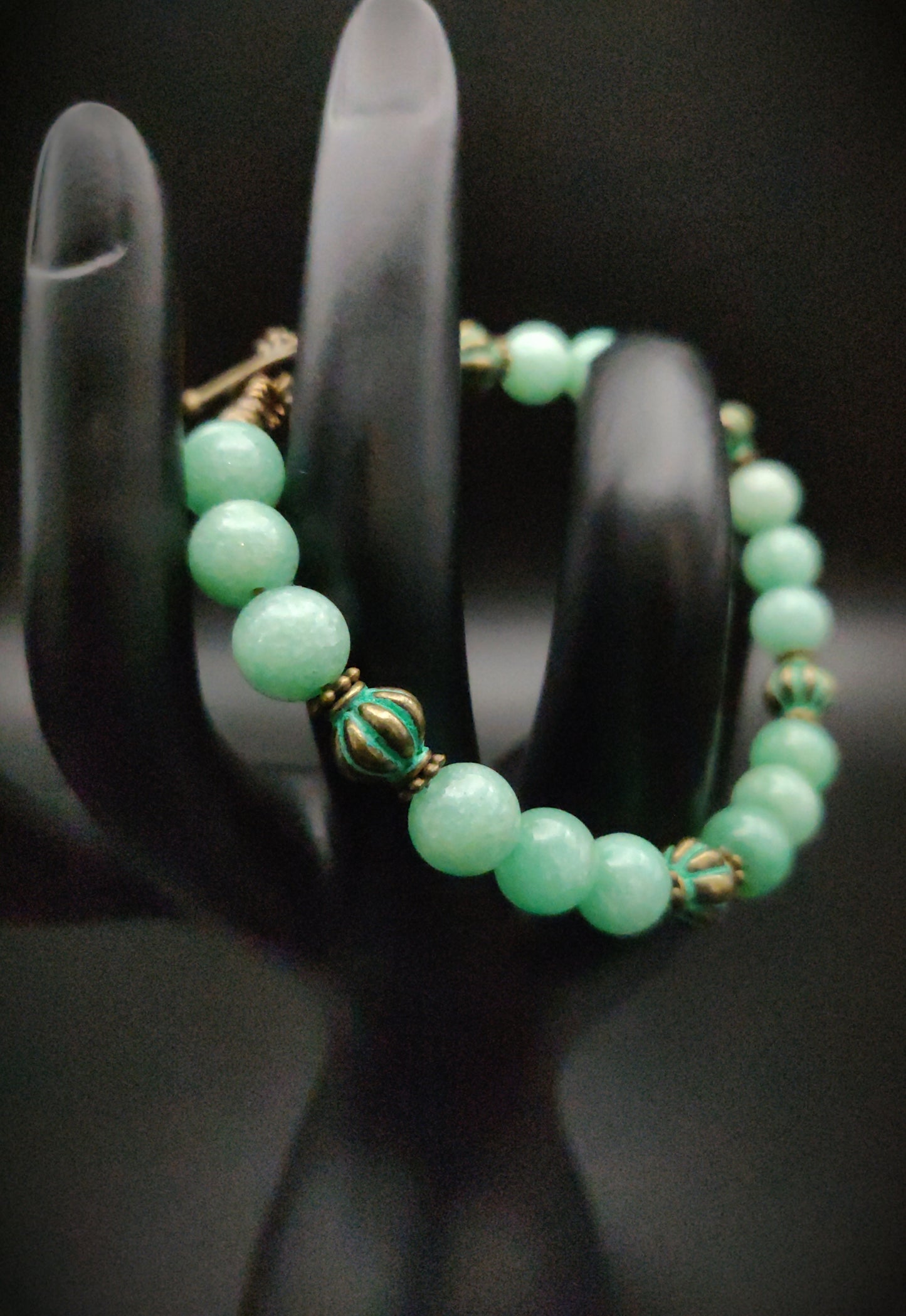 Mint Quartz Beaded Bracelet