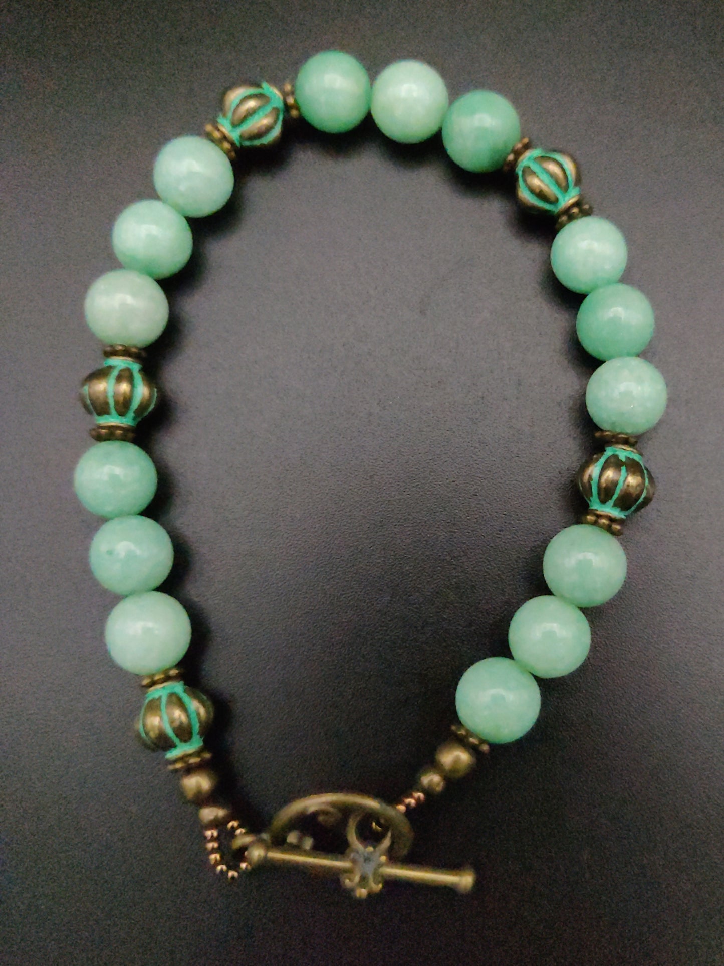 Mint Quartz Beaded Bracelet