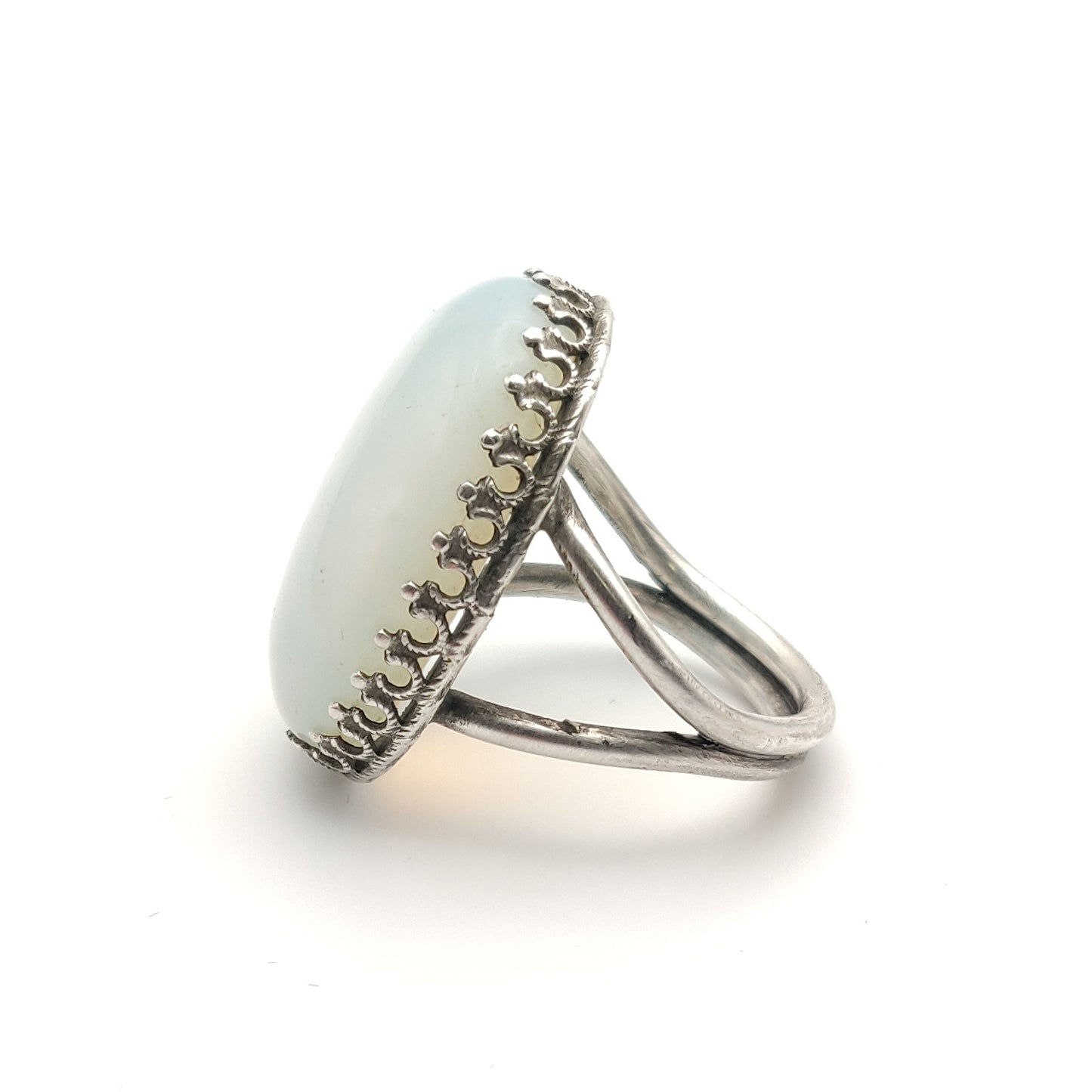 Opalite & Sterling Silver Cocktail Ring