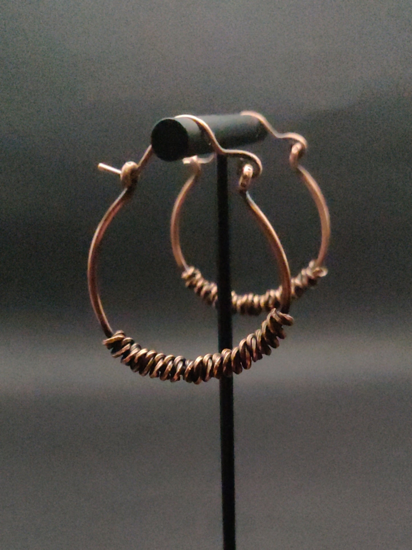 Copper Hoop Earrings