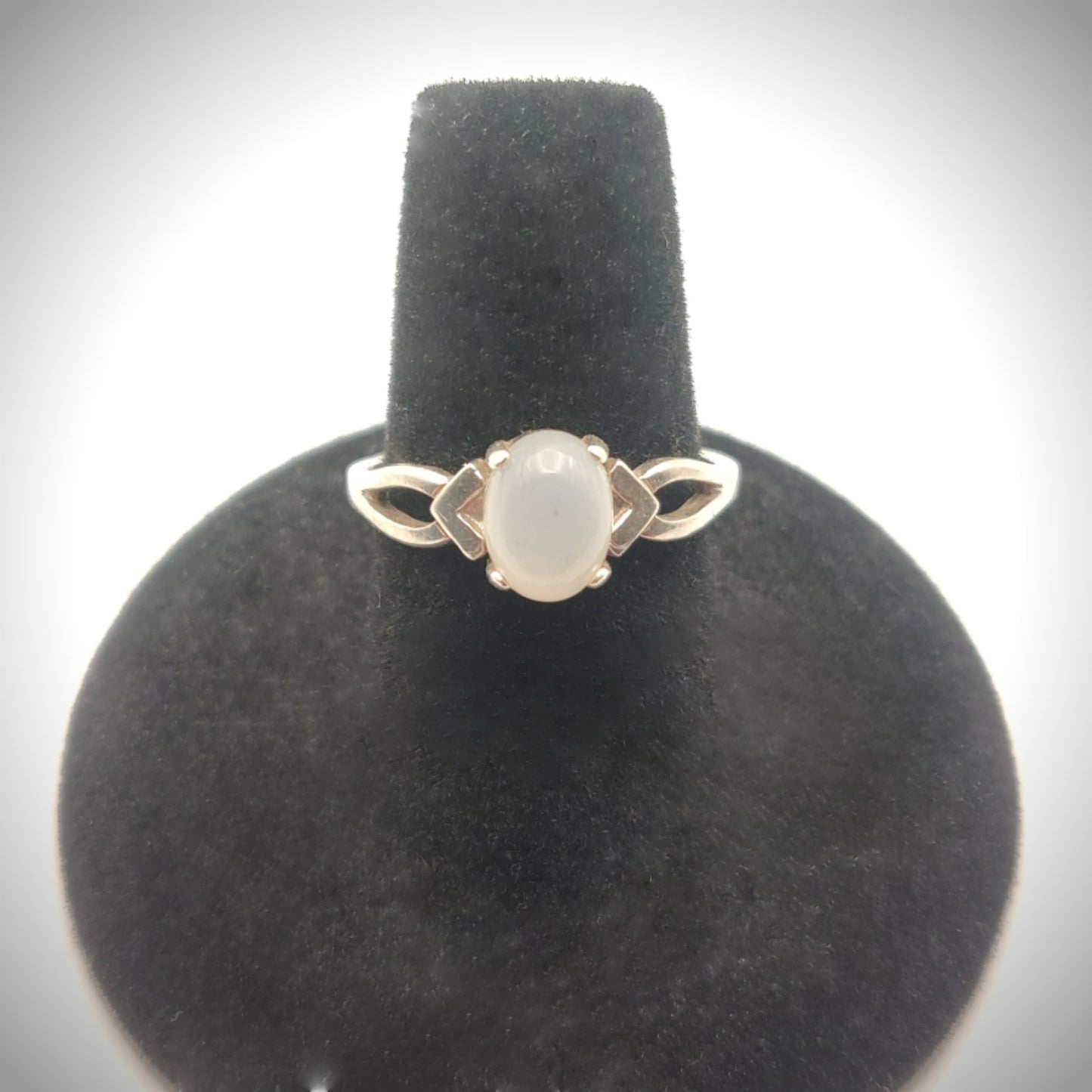 Moonstone Sterling Silver Birthstone Ring