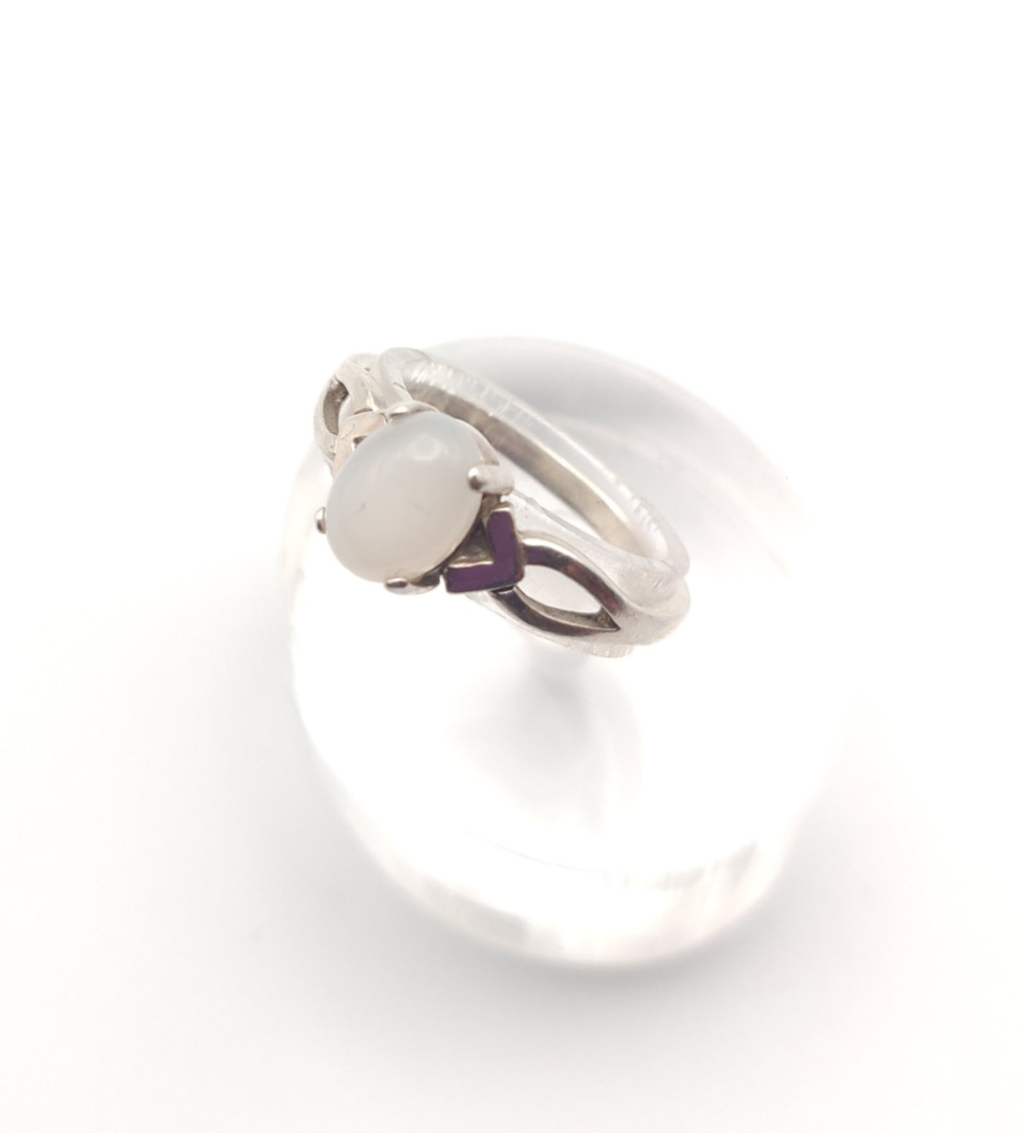 Moonstone Sterling Silver Birthstone Ring