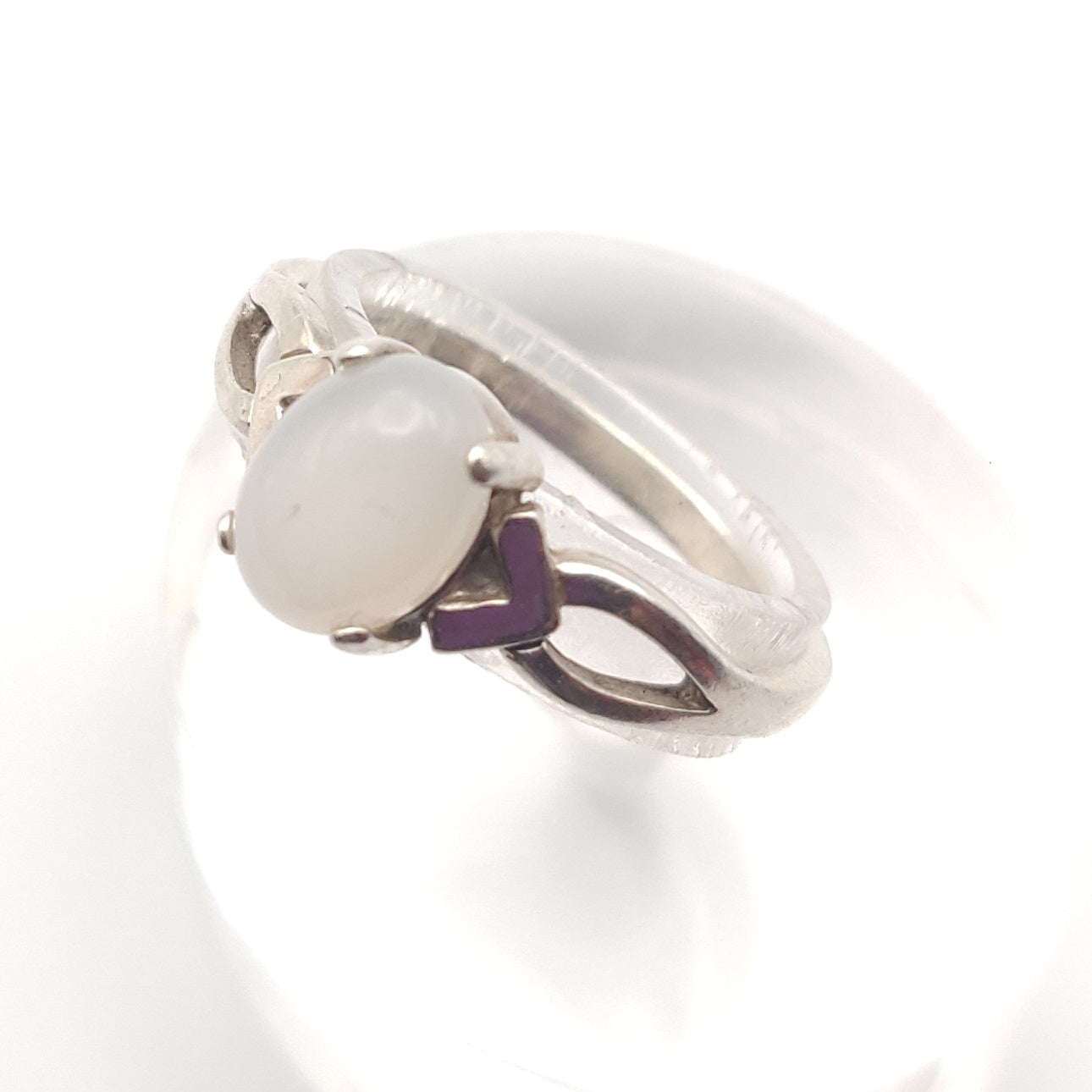 Moonstone Sterling Silver Birthstone Ring