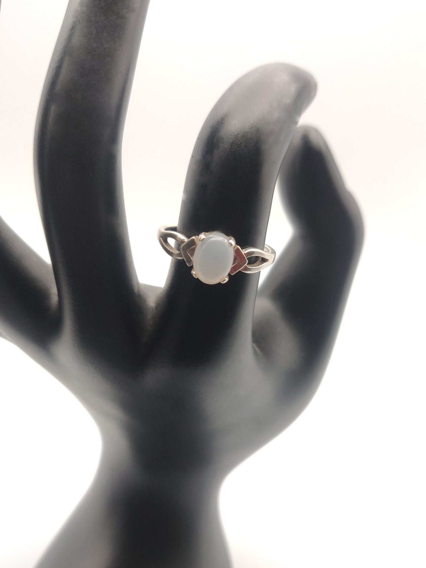 Moonstone Sterling Silver Birthstone Ring