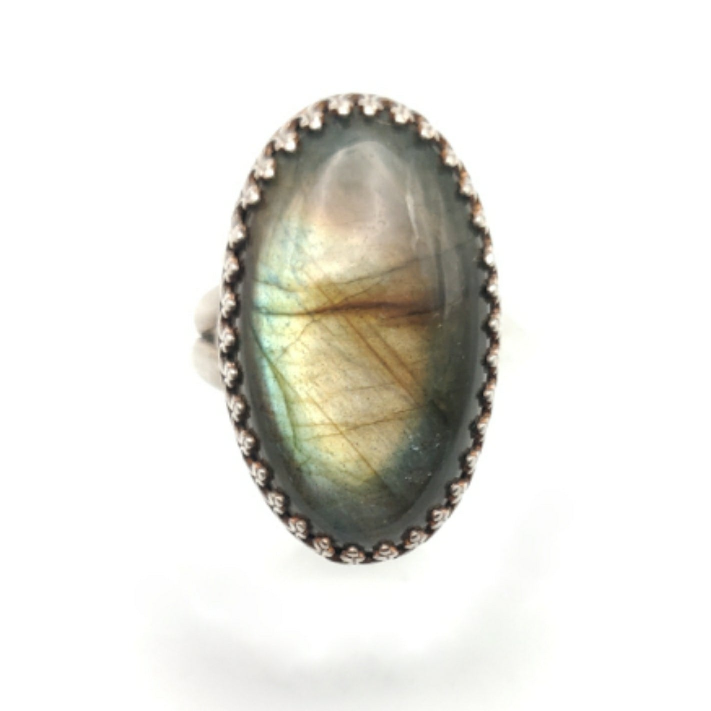 Sterling Silver Labradorite Cocktail Ring