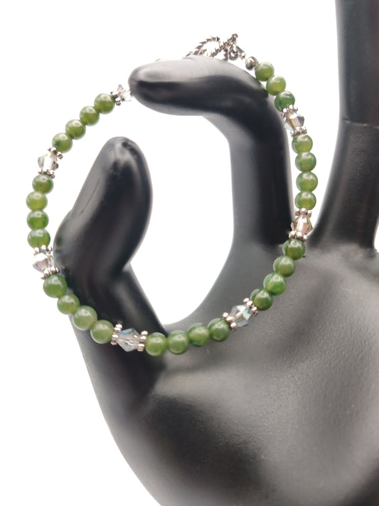 Jade Beaded Bracelet