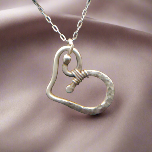 Heart Pendant in Sterling Silver