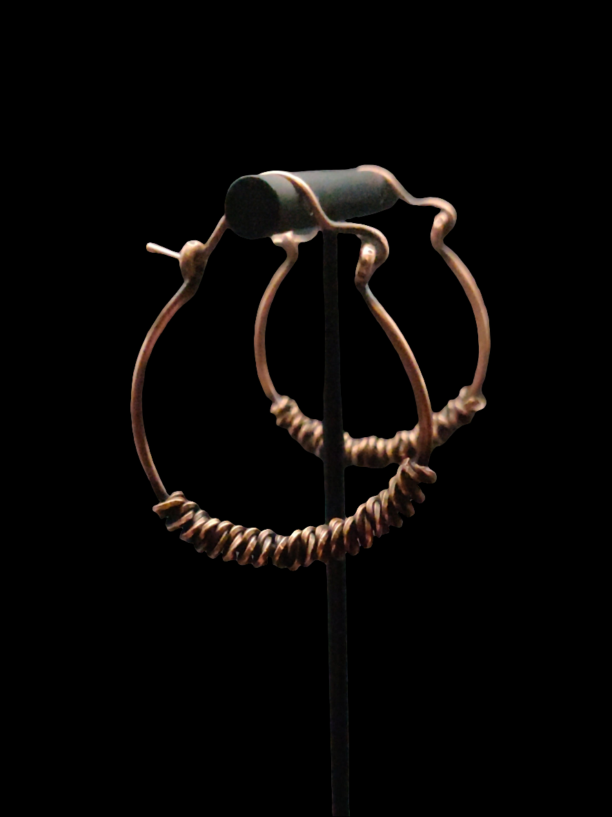 Copper Hoop Earrings