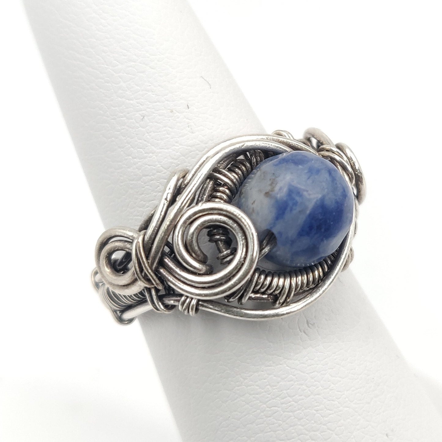 Sterling Silver & Sodalite Ring