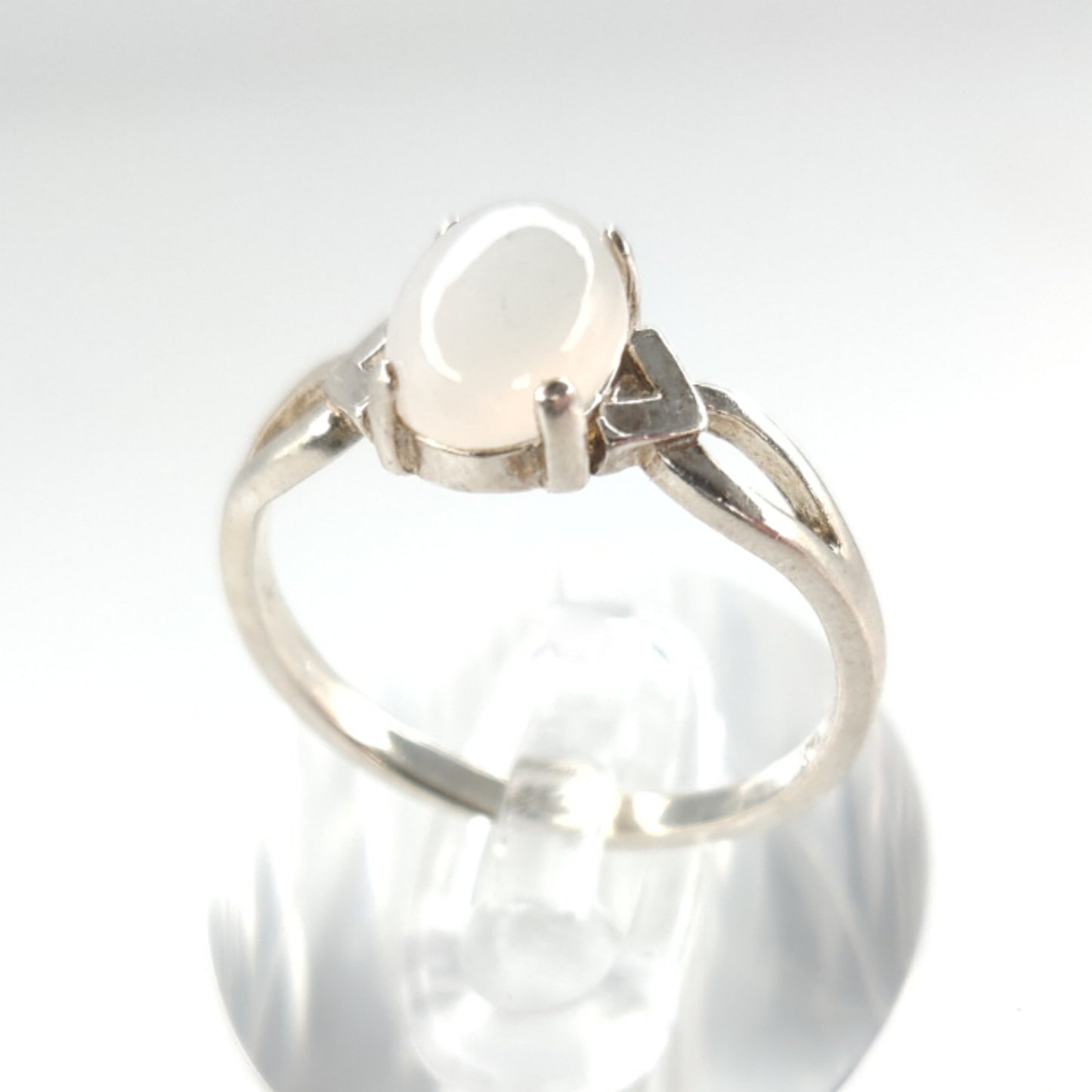 Sterling Silver Moonstone Birthstone Ring