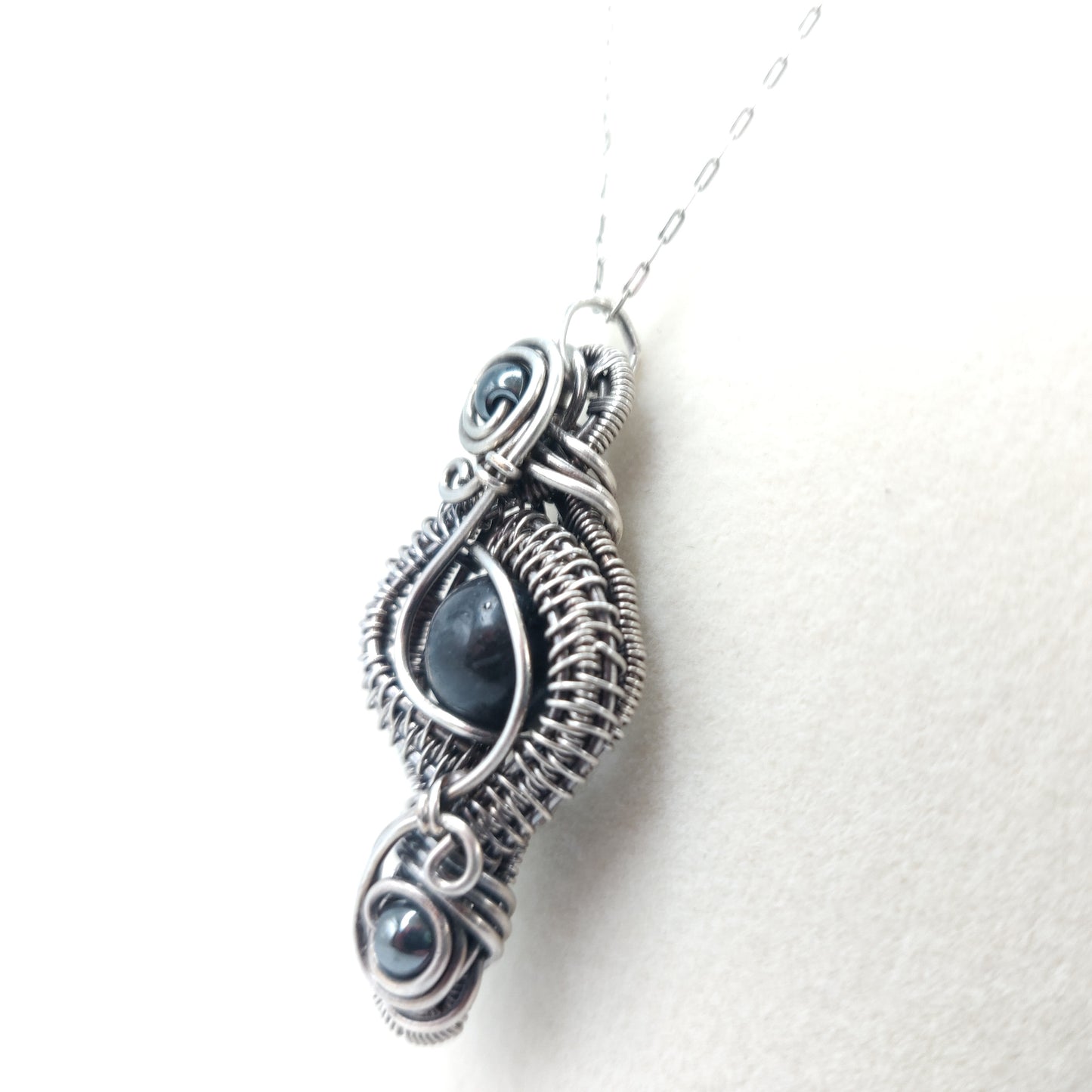 Sterling Silver Labradorite Pendant Necklace