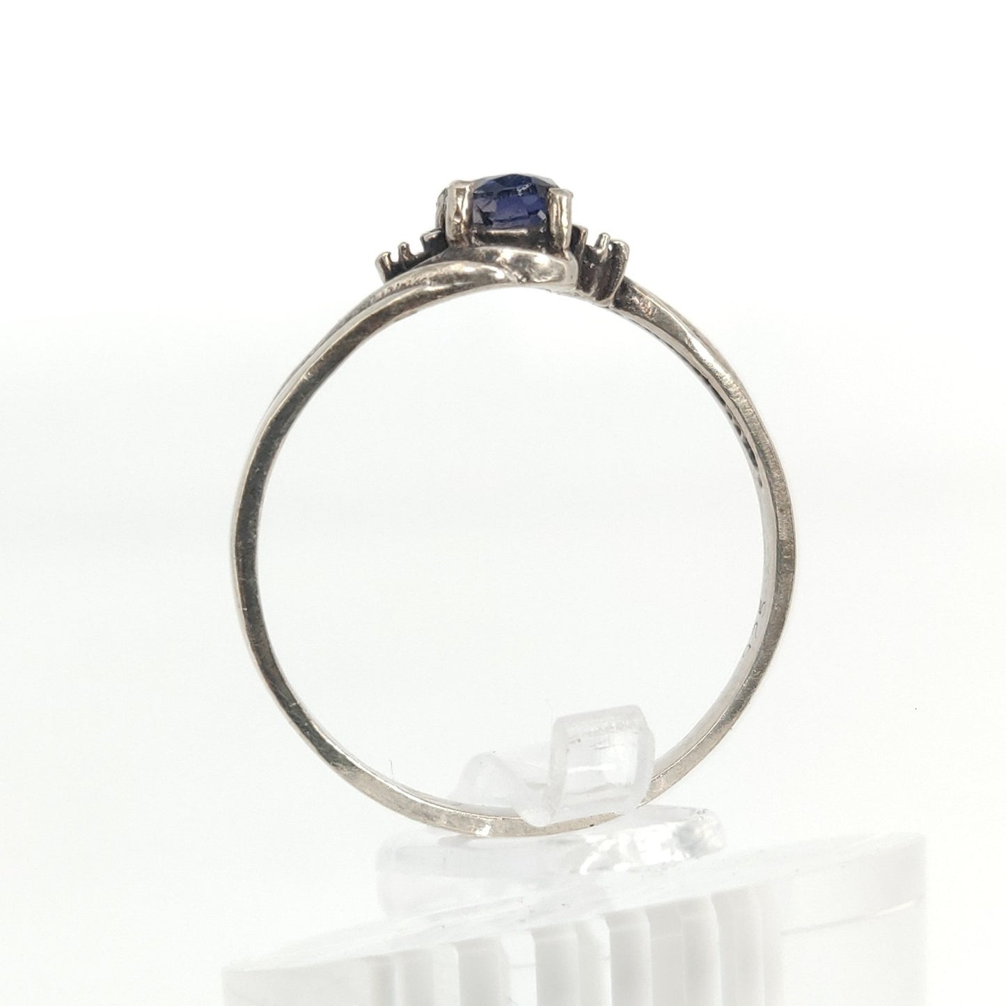 Iolite Antique Sterling Silver Ring
