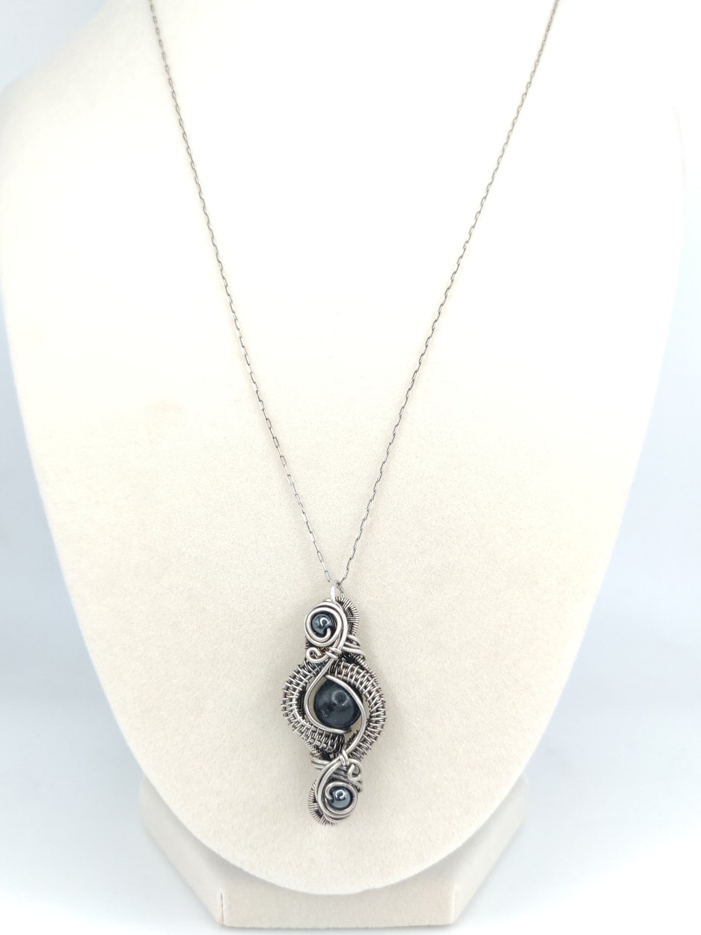 Sterling Silver Labradorite Pendant Necklace