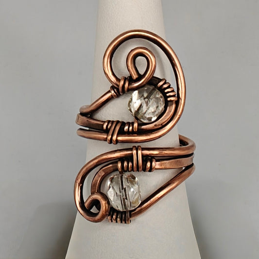 Boho Style Antique Copper Ring