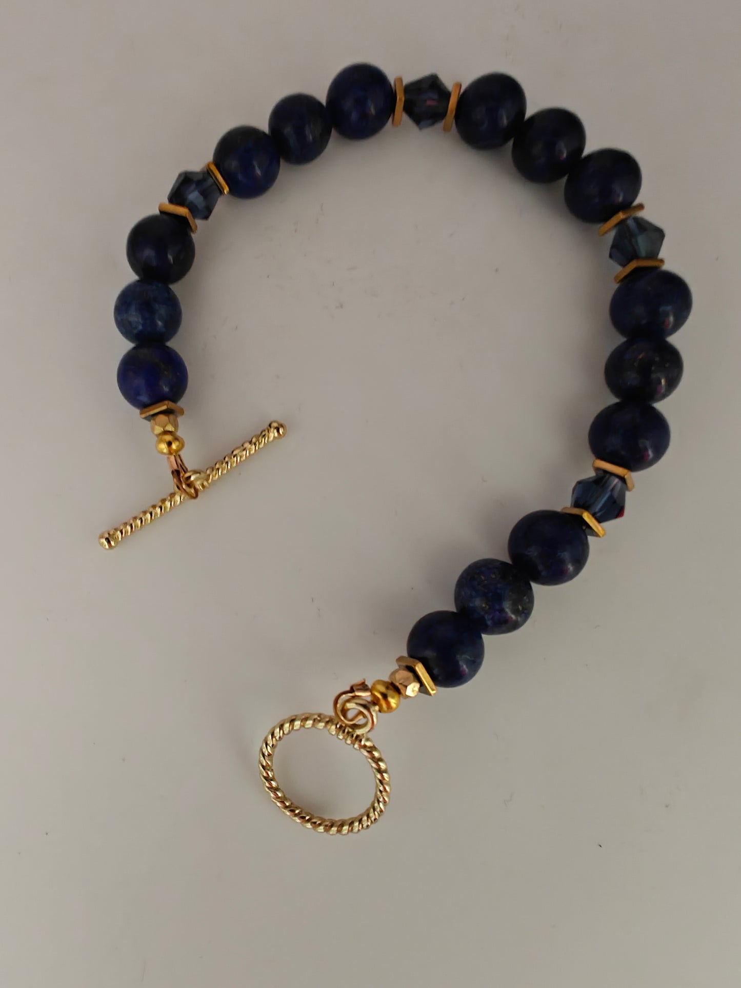 Lapis Lazuli Beaded Bracelet