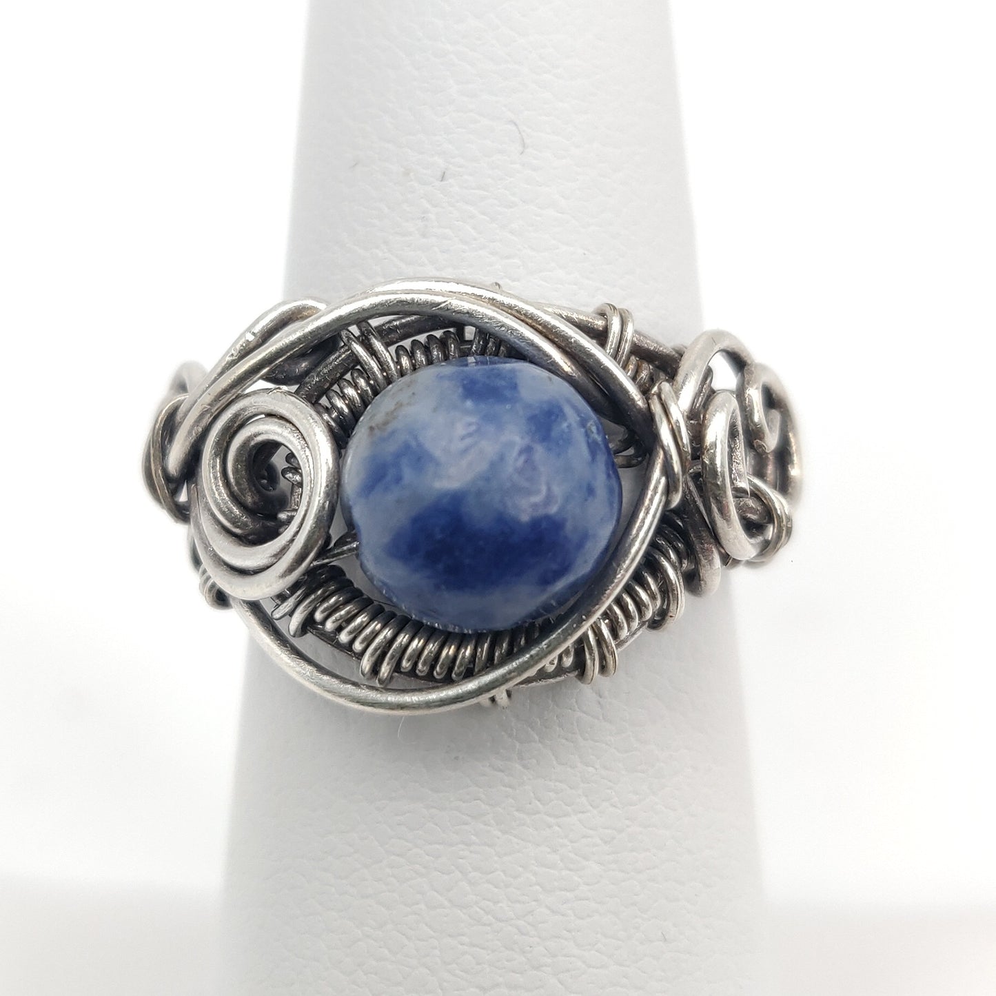 Sterling Silver & Sodalite Ring