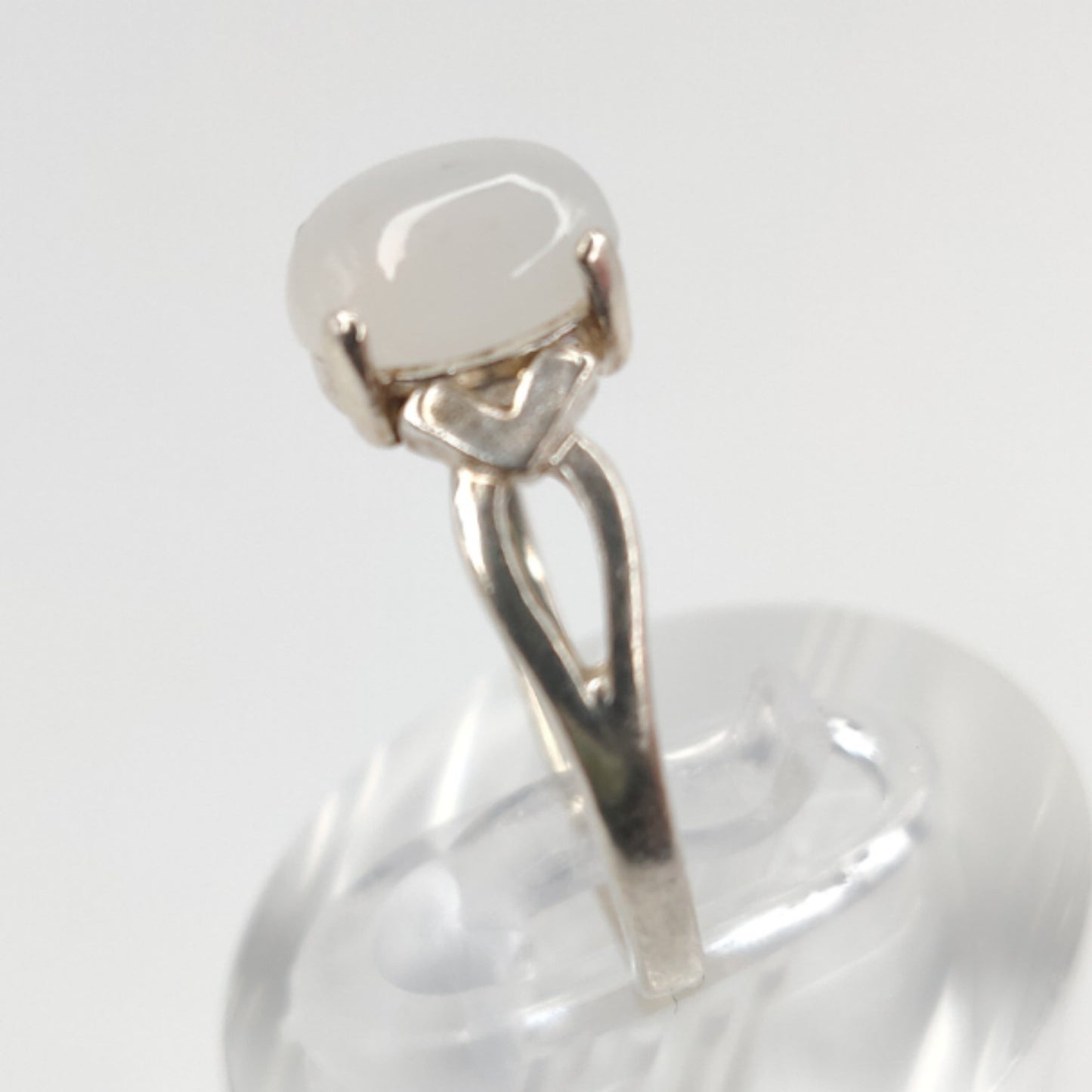 Sterling Silver Moonstone Birthstone Ring
