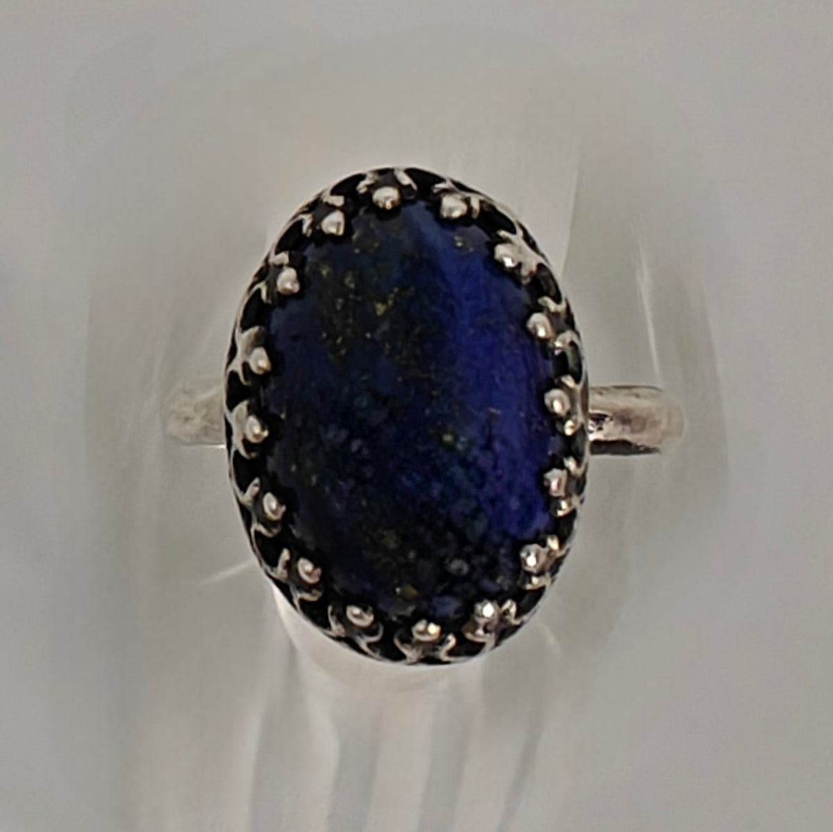 Lapis Lazuli Sterling Silver Cocktail Ring