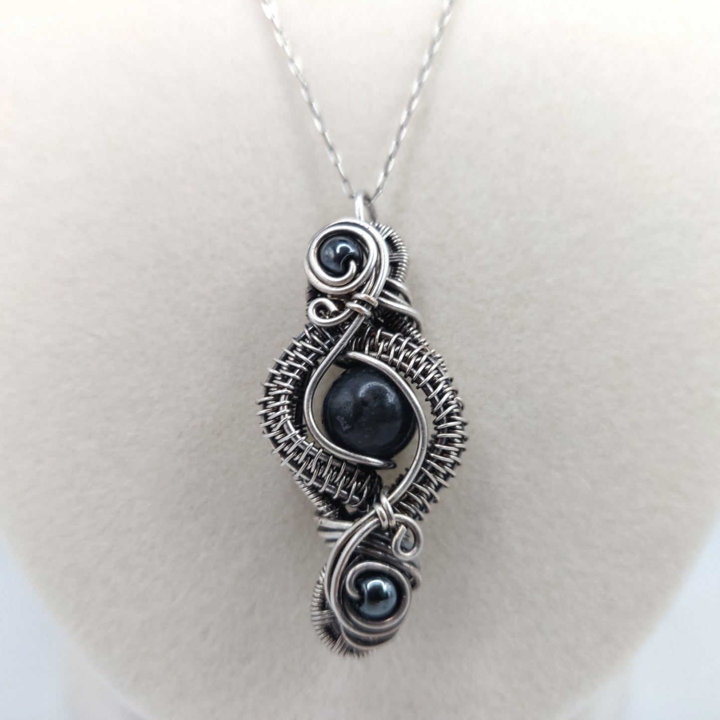 Sterling Silver Labradorite Pendant Necklace