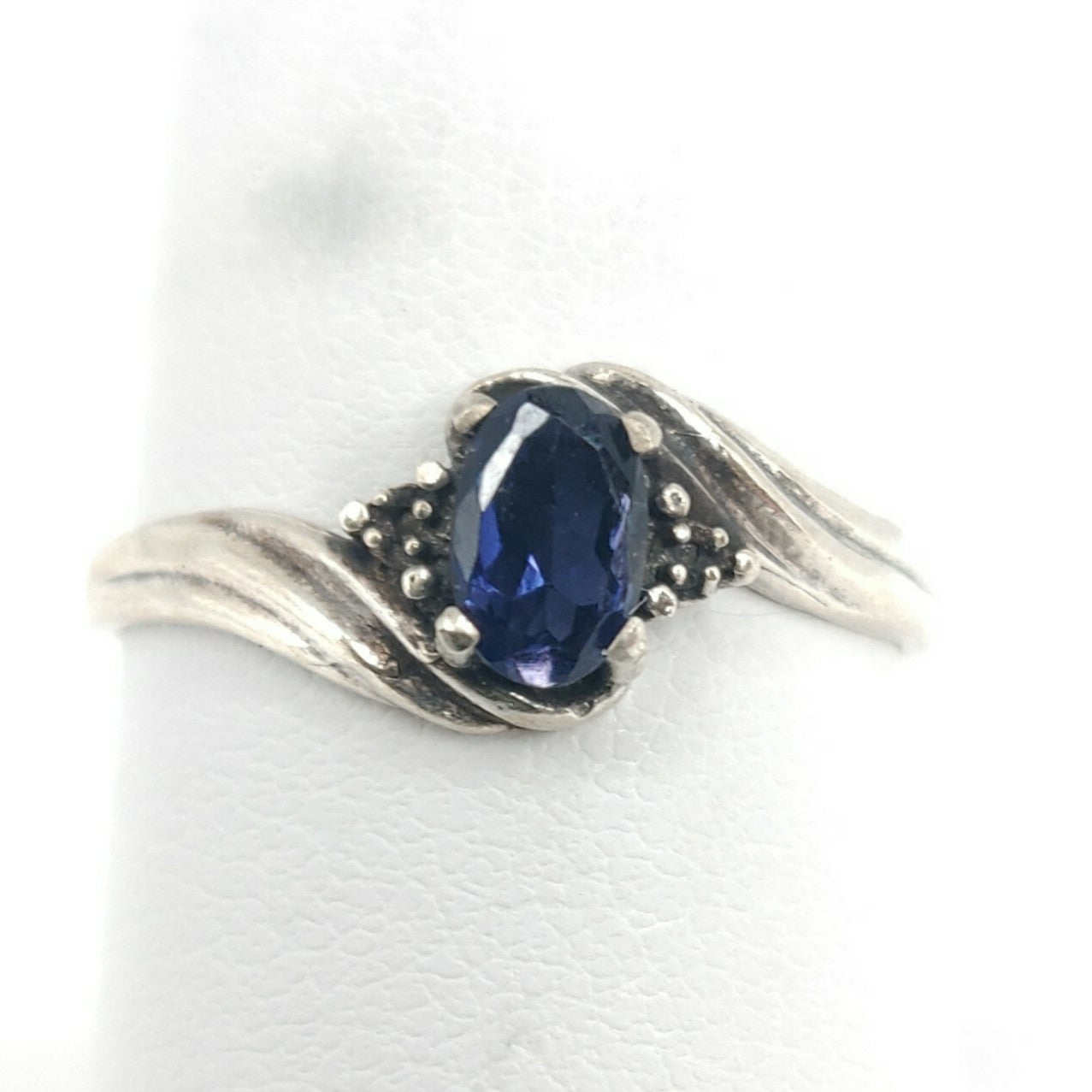 Iolite Antique Sterling Silver Ring