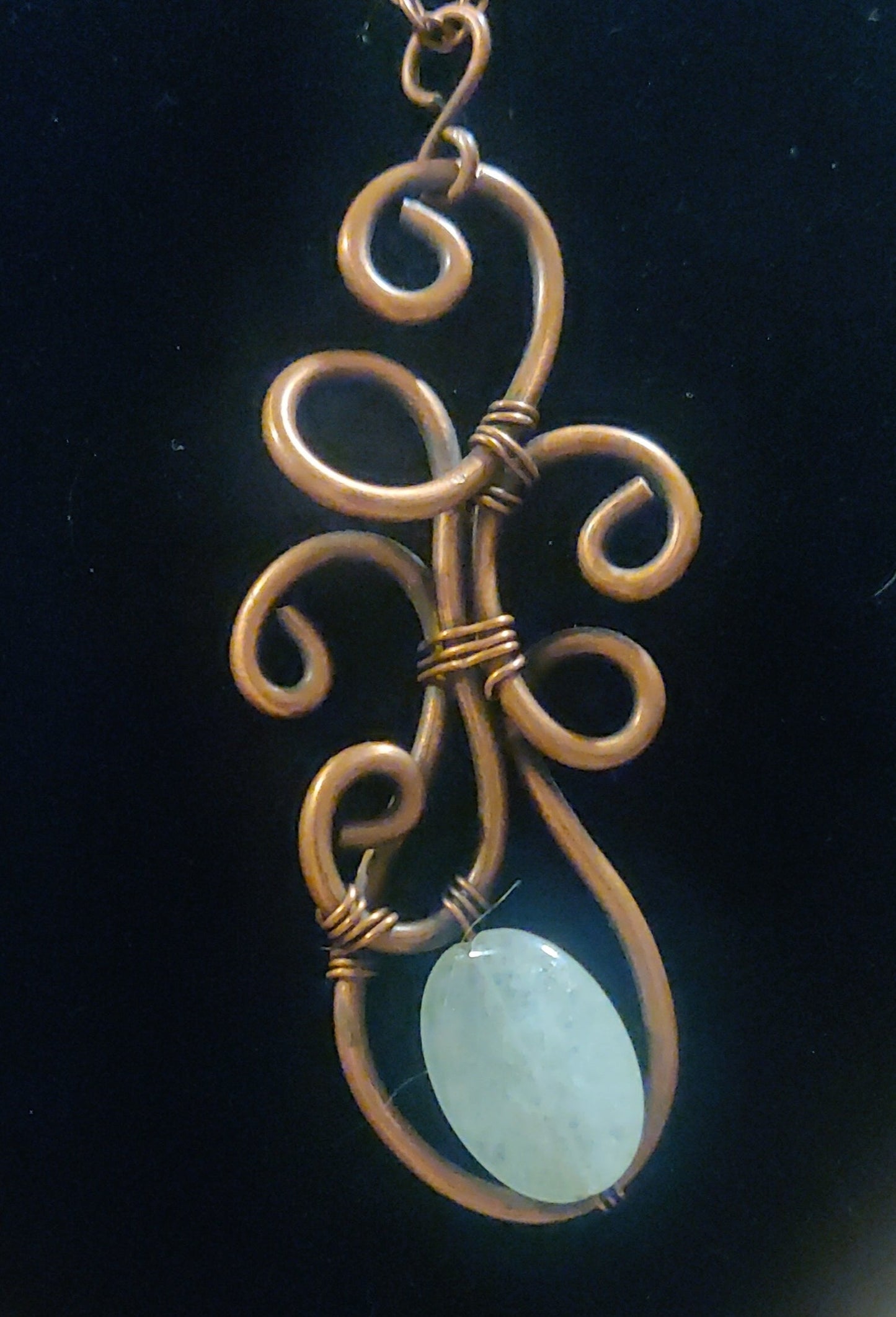 Retro Inspired Copper Pendant