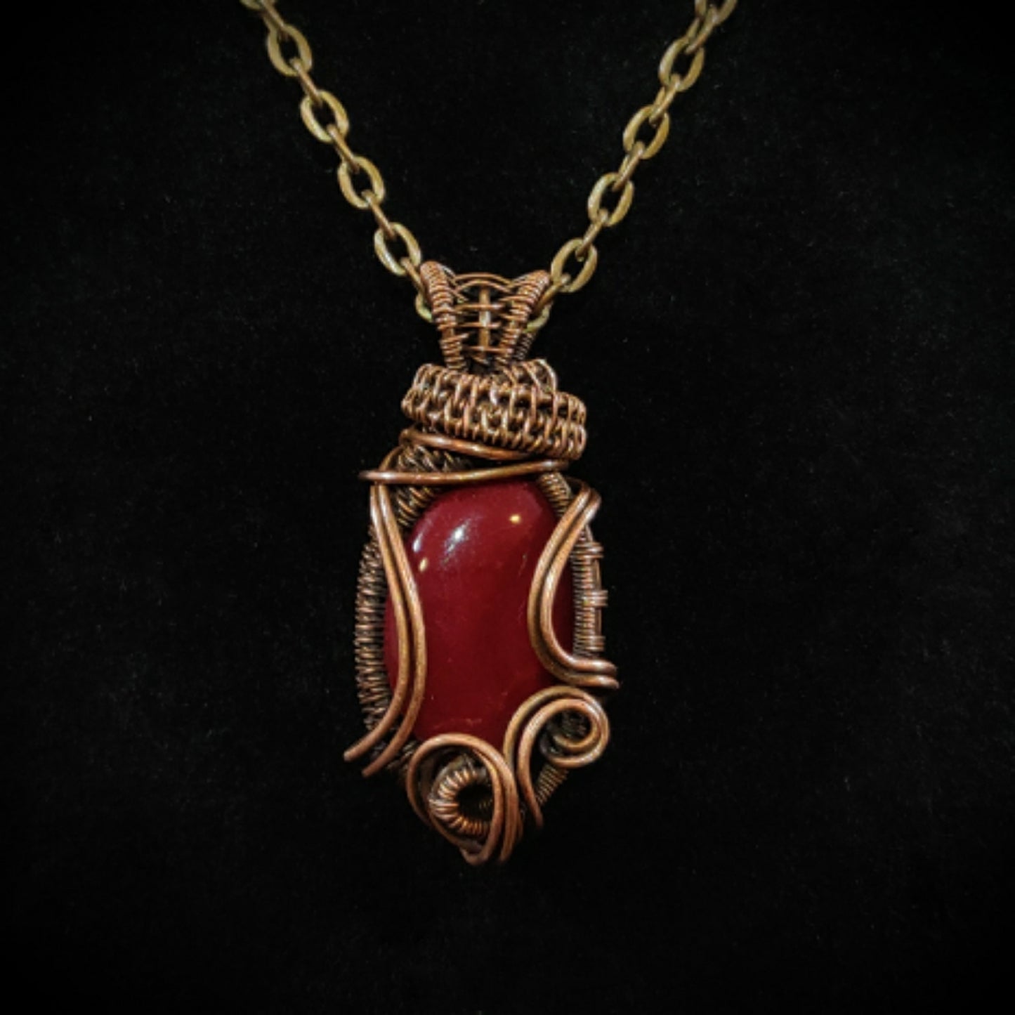 Burgandy Jasper Necklace