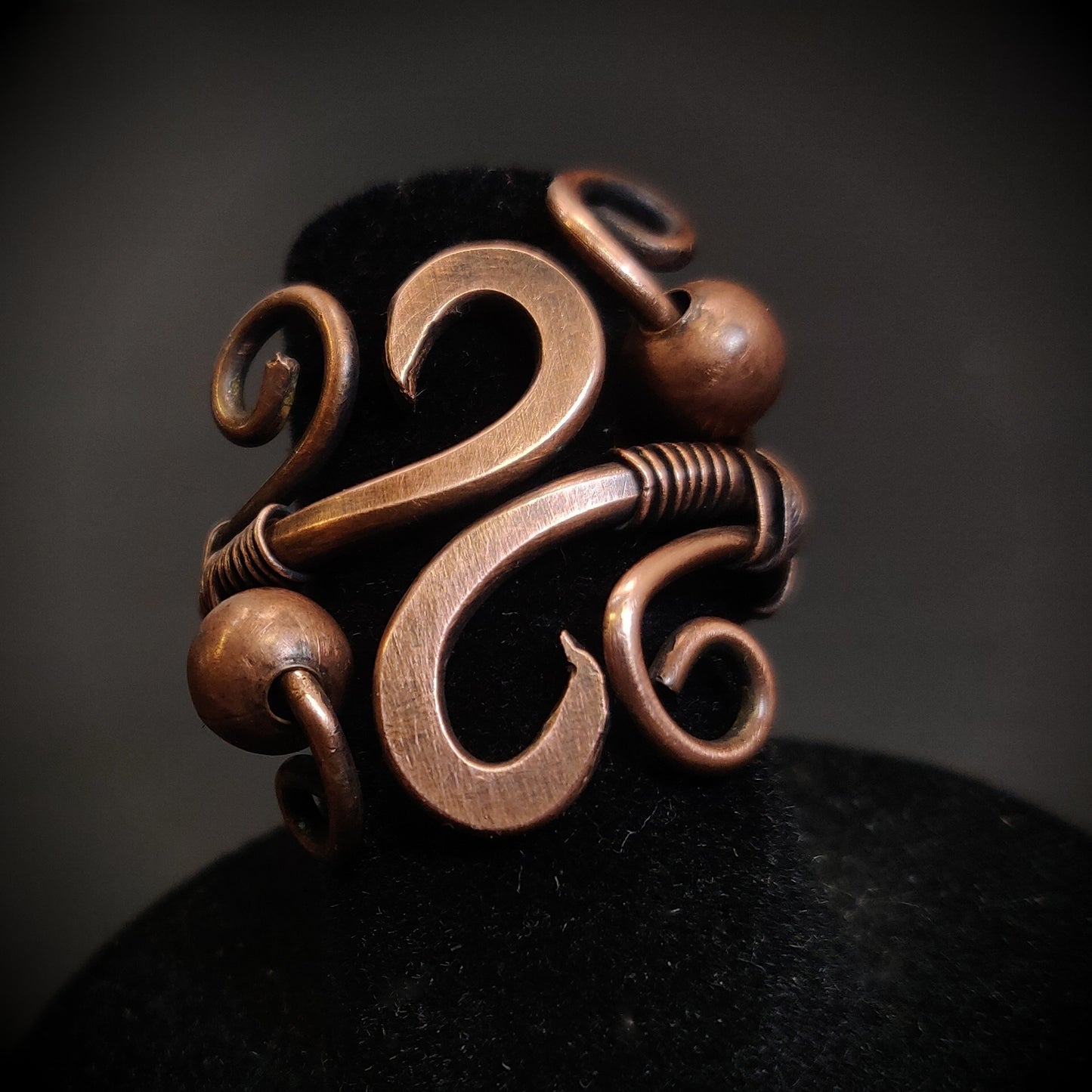 Unique Adjustable Copper Ring