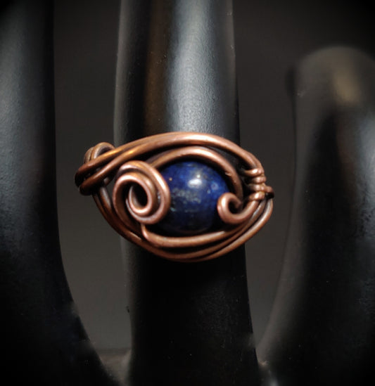 Lapis Lazuli & Copper Ring